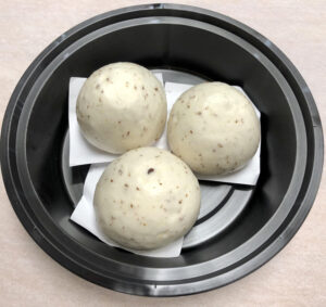 steamed red bean bun